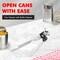 Chef Craft Durable Chrome Manual Hand Can Opener with Bottle Opener Handle